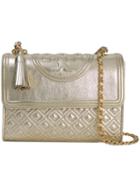 Tory Burch Fleming Metallic (grey) Convertible, Women's