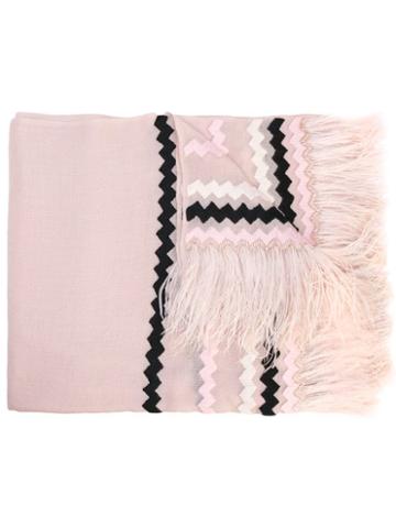 Janavi Boho Cashmere Scarf - Neutrals