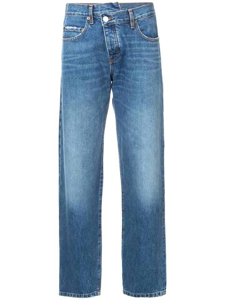 Monse Straight-leg Cropped Jeans - Blue