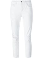 J Brand Caitland Jeans, Women's, Size: 28, White, Cotton/spandex/elastane