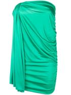 Pinko Eugenia Draped Mini Dress - Green