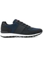 Prada Panelled Sporty Sneakers - Blue