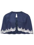 Oscar De La Renta Two-piece Embellished Gown - Blue