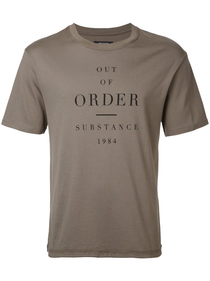 Christian Dada - Out Of Order T-shirt - Men - Cotton - 48, Green, Cotton