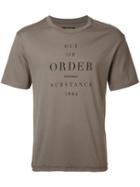 Christian Dada - Out Of Order T-shirt - Men - Cotton - 48, Green, Cotton