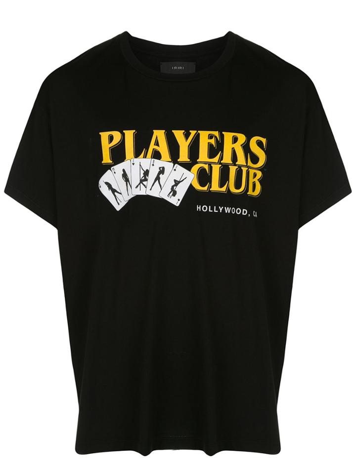 Amiri Players Club T-shirt - Black