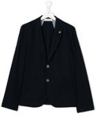 Manuel Ritz Kids Two Button Blazer - Blue