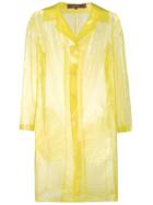 Sies Marjan Crocodile-effect Raincoat - Yellow