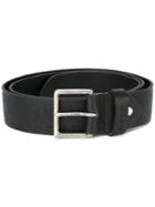 Diesel Stone Belt, Men's, Size: 100, Black, Calf Leather