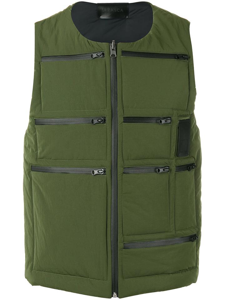 Letasca - Padded Zipped Gilet - Men - Polyamide - L, Green, Polyamide