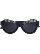 Kuboraum 'mask Y2' Sunglasses, Women's, Black, Acetate
