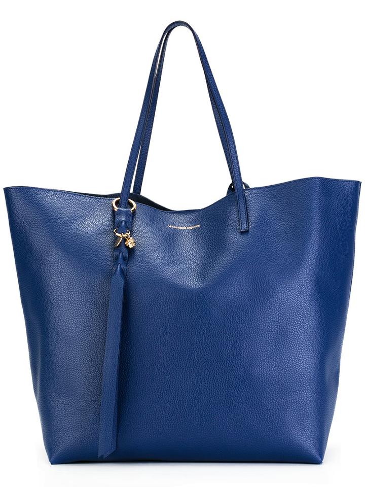 Alexander Mcqueen - Skull Shopper Tote - Women - Leather - One Size, Women's, Blue, Leather