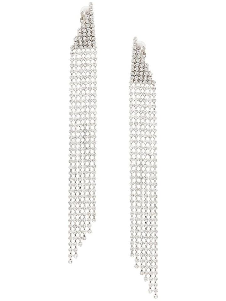 Saint Laurent Cascade Earrings - Silver