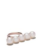 Tasaki 18kt Rose Gold Balance Signature Ring - Sakura Gold