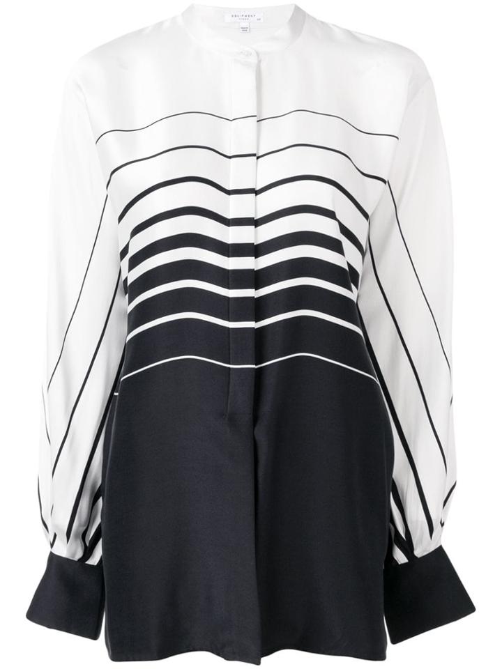 Equipment Loose-fit Ombré Shirt - White