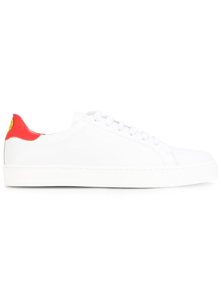 Anya Hindmarch Lace Up Sneakers - White