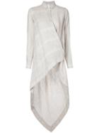 Forme D'expression - Angular Train Shirt - Women - Linen/flax - 44, Nude/neutrals, Linen/flax