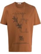 Undercover Logo Print T-shirt - Brown