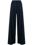 Erika Cavallini High Waisted Trousers - Blue