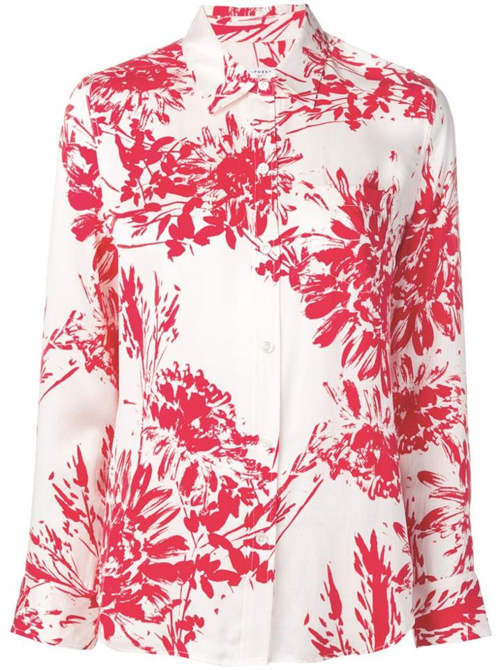Equipment Sketch Print Shirt - White