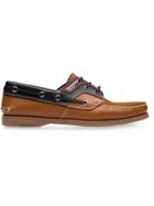 Prada Lace-up Boat Shoes - Brown