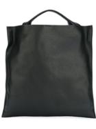 Jil Sander Square Tote Bag, Women's, Black