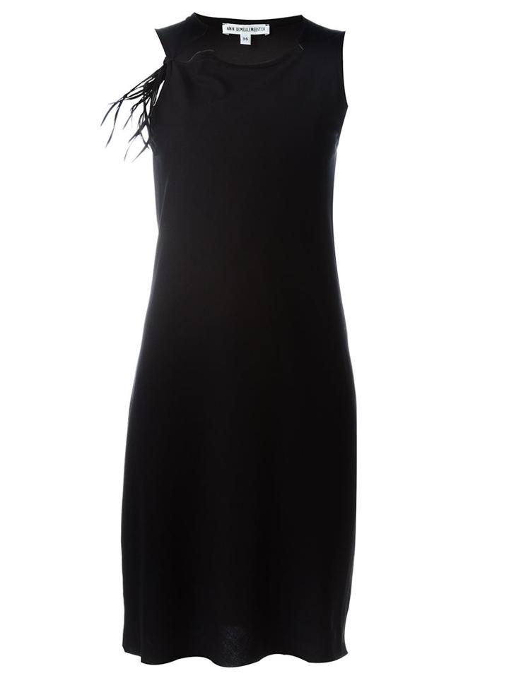 Ann Demeulemeester Blanche 'blackjack' Stretch Dress