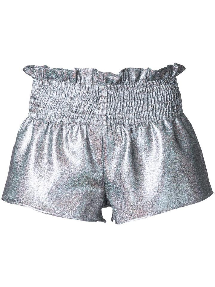 Georgia Alice Comet Shorts, Women's, Size: 10, Grey, Cotton/polyester/metallic Fibre