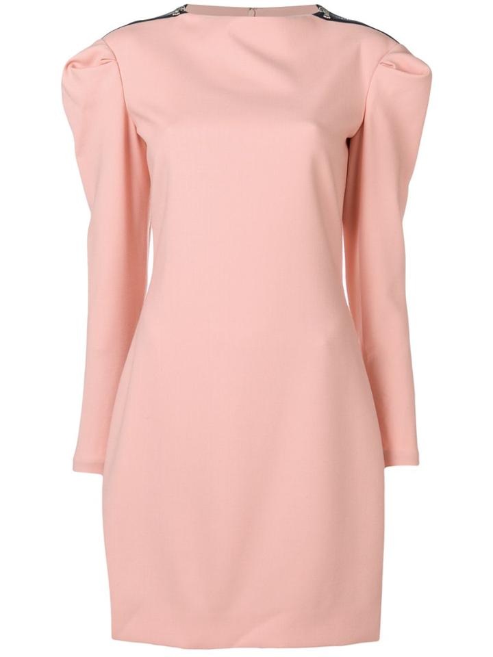 Victoria Victoria Beckham Puff Sleeve Dress - Pink