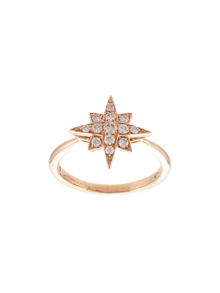 Marchesa 18kt Rose Gold Star Diamond Ring