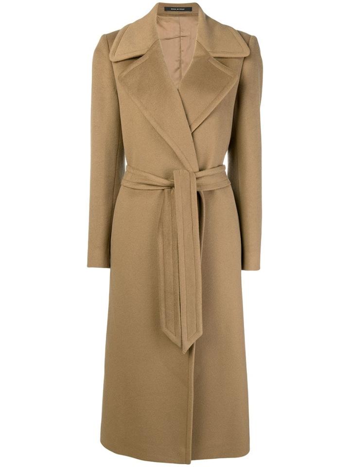 Tagliatore Molly Belted Coat - Nude & Neutrals