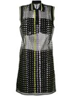 Versace - Crystal Embroidered Sheer Dress - Women - Silk/polyester/acetate/viscose - 40, Black, Silk/polyester/acetate/viscose
