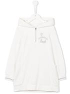 Lapin House Sequin Logo Hoodie, Girl's, Size: 10 Yrs, White