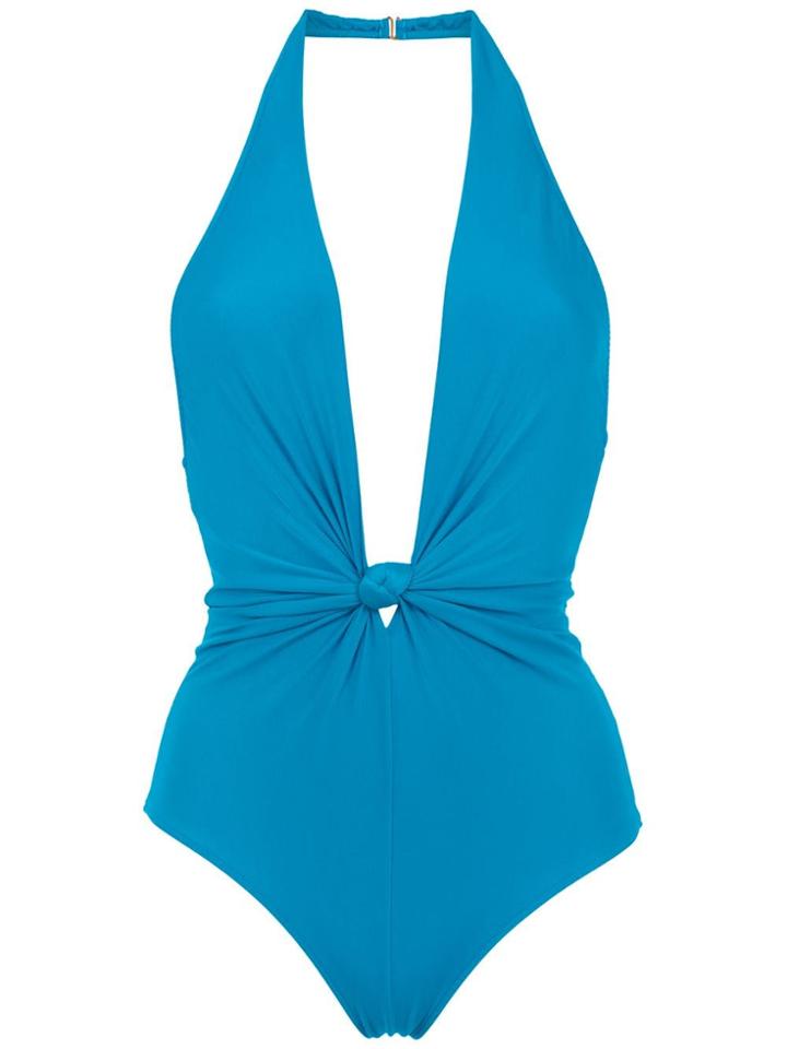 Adriana Degreas Halterneck Swimswit - Blue