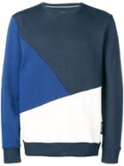 Woolrich Colour Block Sweatshirt - Blue