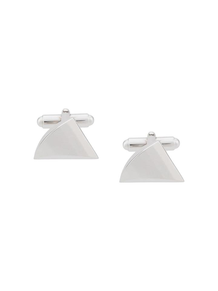 Lanvin Triangular Cufflinks - Silver