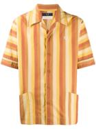 Fred Perry Nicholas Daley Striped Shirt - Yellow