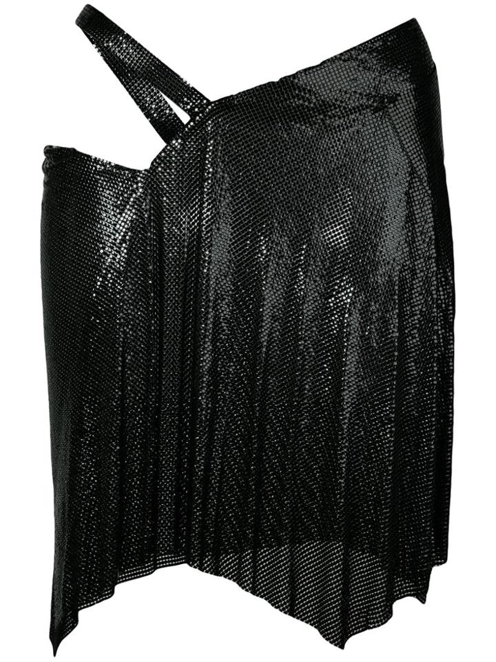 Fannie Schiavoni Draped Style Skirt - Black