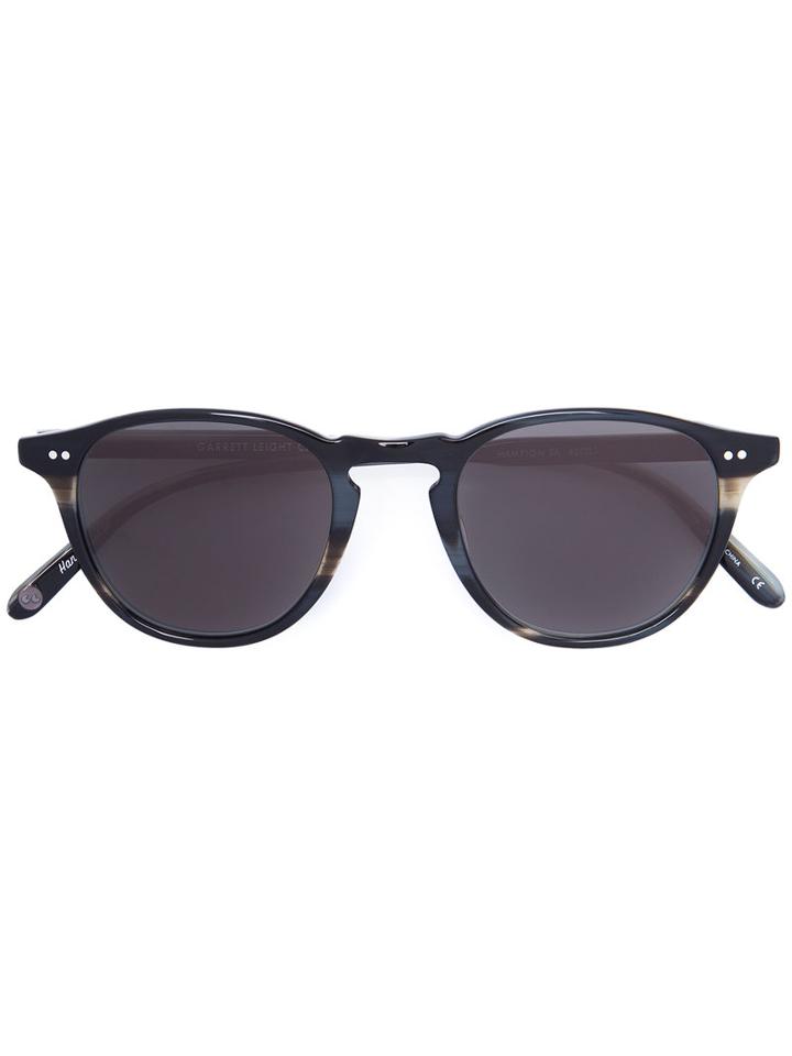Garrett Leight Hampton Sunglasses, Adult Unisex, Grey, Acetate