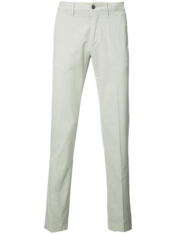Simeone Napoli Torino Skinny Trousers, Men's, Size: 33, Nude/neutrals, Cotton