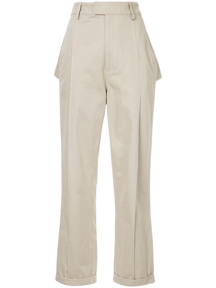 Rosie Assoulin High-waist Tailored Trousers - Brown