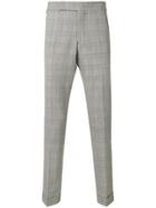 Paul Smith Checked Formal Trousers - Grey