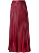 Golden Goose Deluxe Brand - Maxi Pleated Skirt - Women - Polyester - S, Pink/purple, Polyester