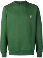 Ps By Paul Smith Logo Long-sleeve Sweatshirt - Green
