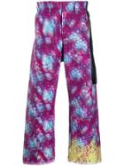 Craig Green Stitch Detail Trousers - Purple