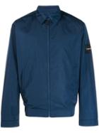 Calvin Klein Logo Patch Windbreaker - Blue