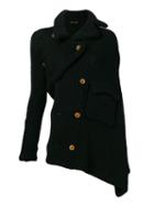 Comme Des Garçons Pre-owned 2002's Twisted Cardigan - Black