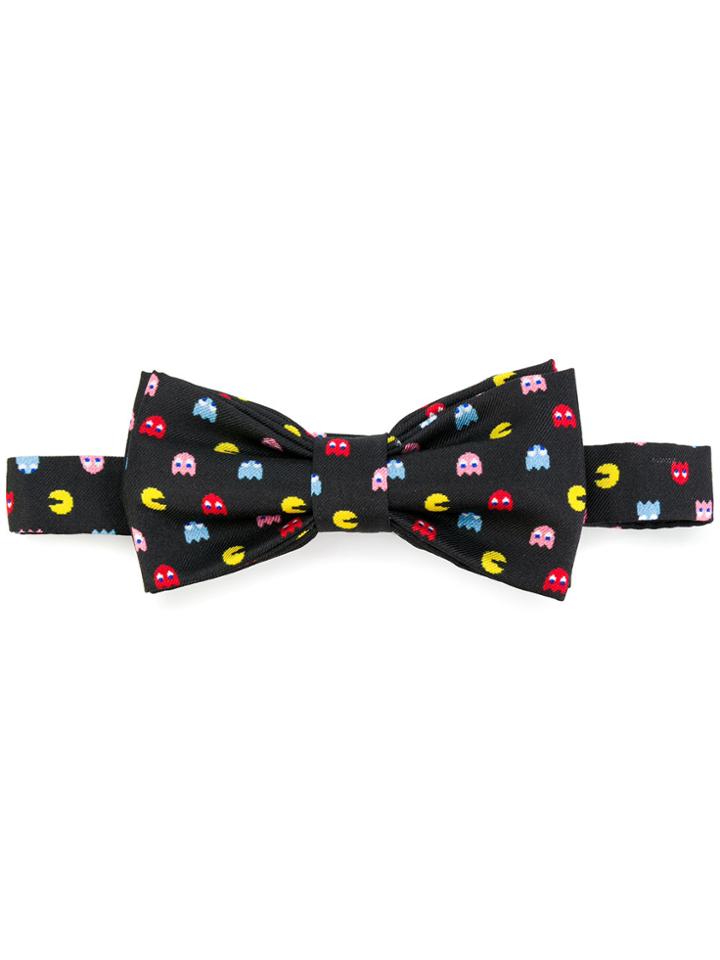 Fefè Pacman Print Bow Tie - Blue