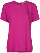 No21 Tie Back Top - Pink & Purple