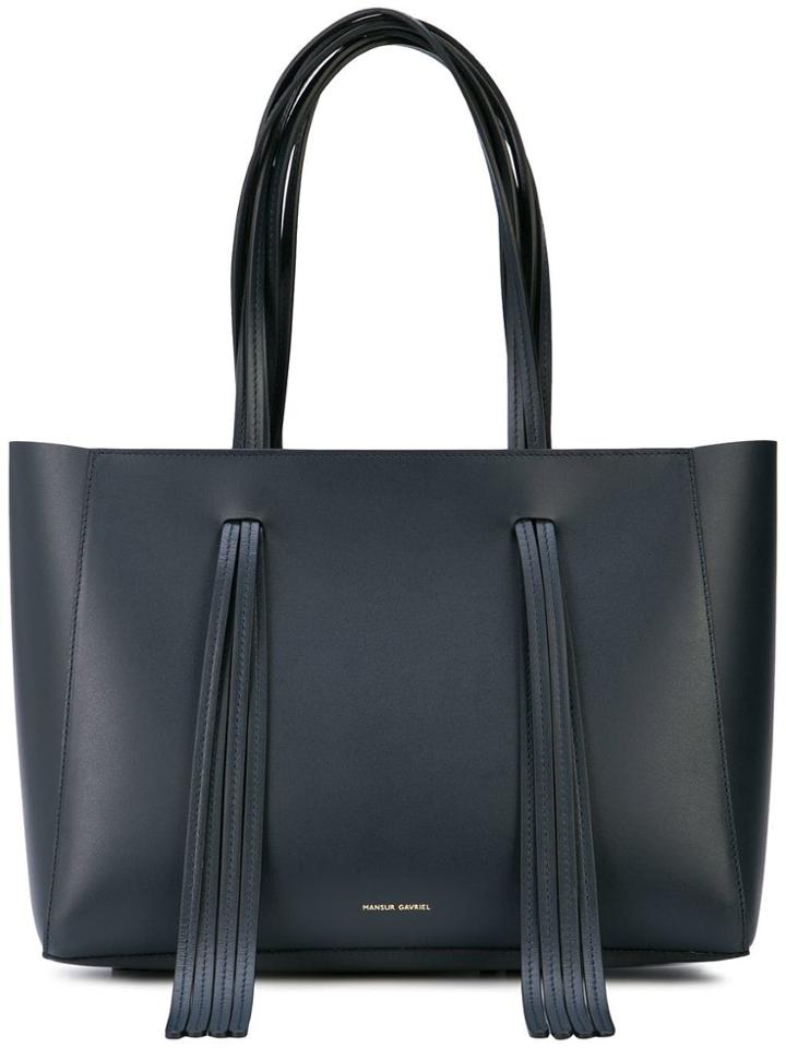 Mansur Gavriel Fringe Bag - Blue